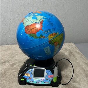 Interactive Blue Globe Learning Toy
